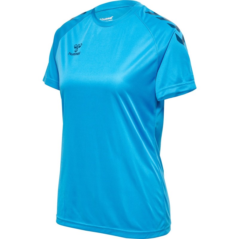 hmlCORE XK CORE POLY TEE  S/S WOMAN / Interlock-Stoff