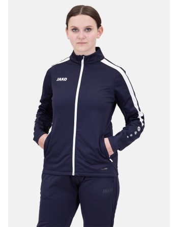 Polyesterjacke Power / Matt-Polyester-Tricot