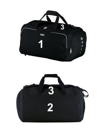 Druck Spielername Sporttasche